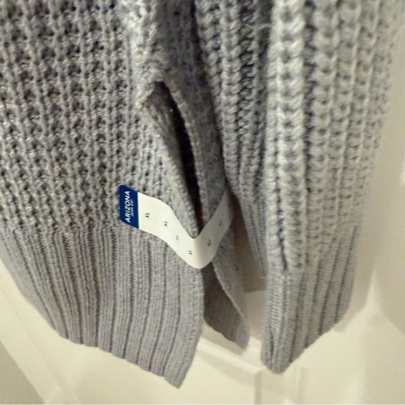 Arizona Jean Company Women's Gray Crewneck Sweater Size XL Fall Winter Cozy NWT - Picture 3 of 9